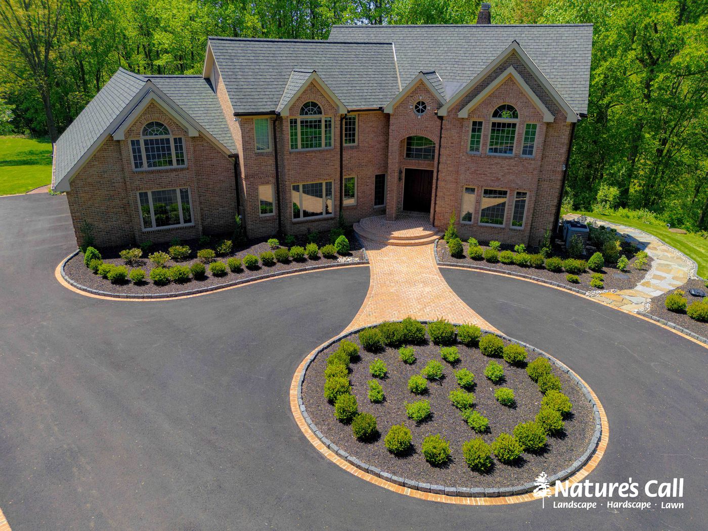 Greenville estate hardscaping transformation — Nature's Call Landscaping